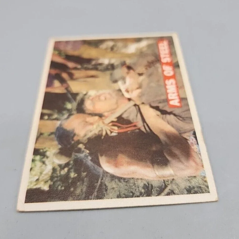 1956 Topps Davy Crockett Arms of Steel Disney Classic Trading Card #30 - Picture 4 of 6